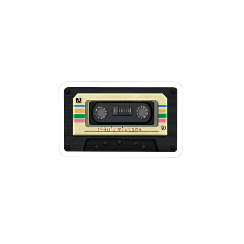 Cassette tape hand drawn sticker